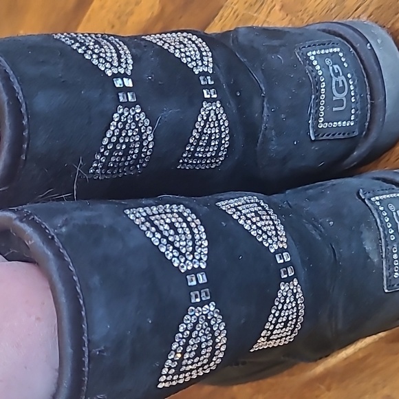 Ugg women's black boots size 6 - Picture 5 of 6